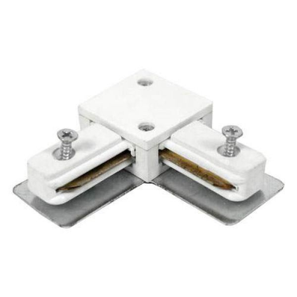 Коннектор трековый угловой 096-002-0002 белый Horoz Киев - изображение 1