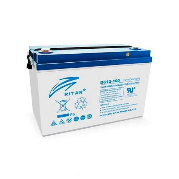 Аккумуляторная батарея DC12-100 12V 100 Ah AGM RITAR Киев - изображение 1