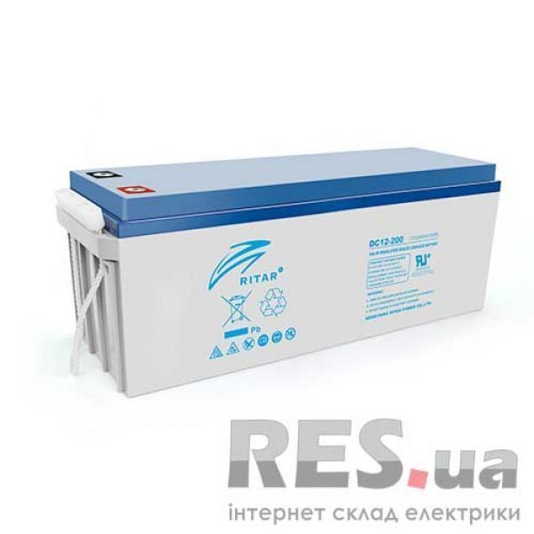 Аккумуляторная батарея DC12-120 12V 120 Ah AGM RITAR Київ - изображение 1