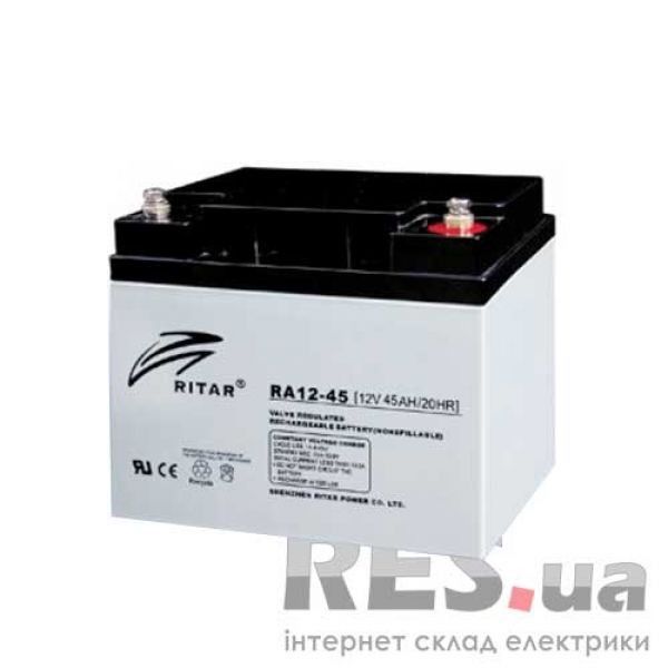 Аккумуляторная батарея RA12-45 12V 45 Ah AGM RITAR Киев - изображение 1