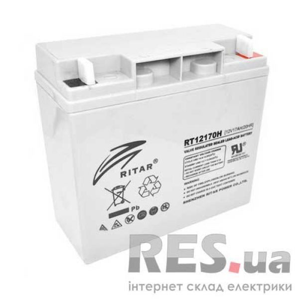 Аккумуляторная батарея RT12170H 12V 17 Ah AGM RITAR Киев - изображение 1