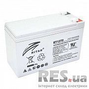 Аккумуляторная батарея RT1270A 12V 7Ah AGM серый RITAR Киев