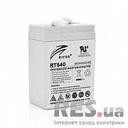 Аккумуляторная батарея RT640 6V 4 Ah AGM RITAR Киев