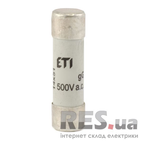 Предохранитель цилиндрический CH14x51 AM 50A ETI Киев - изображение 1