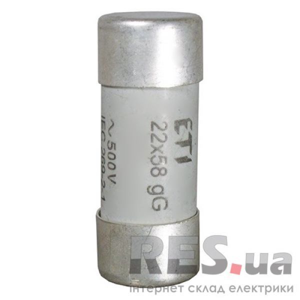 Предохранитель цилиндрический CH22x58 gG 63A ETI Киев - изображение 1