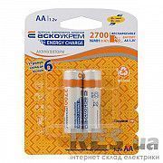 Аккумулятор AA 1,2В/2700мАг  NH-AA2700 EC (блистер 2 шт)  АскоУкрем Киев