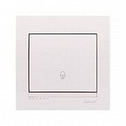 Кнопка звонка Lezard Deriy 10A Белая (702-0202-103) Киев