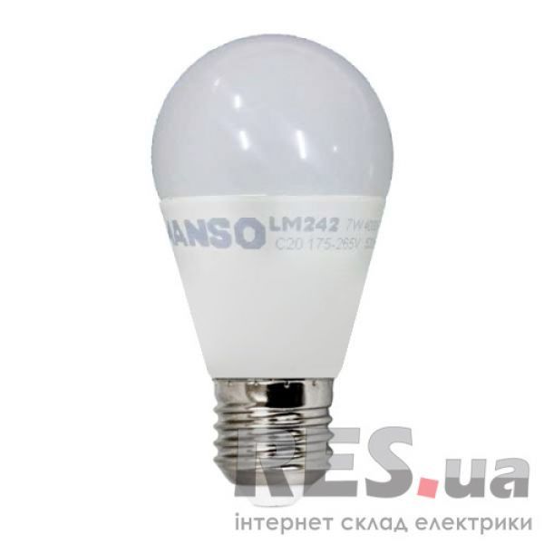 Лампа светодиодная Lemanso LED 7W G45 E27 640LM 6500K / LM299 Киев - изображение 1
