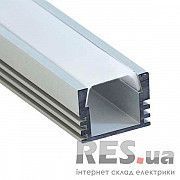 CAB261 FERON алюминиевый профиль для LED ленты (накладной) 15.5х12мм 2м Киев