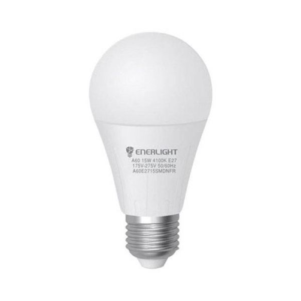 Лампа светодиодная A60 15Вт 4100K E27 ENERLIGHT Київ - изображение 1