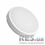 Светодиодный LED светильник круглый накладной ЖКХ 12W 5500К EUROLAMP Киев