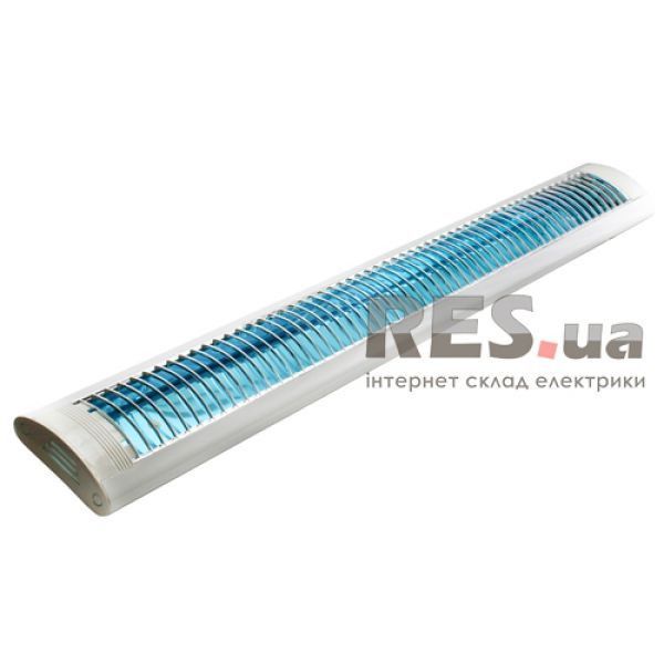 Светильник люминесцентный ЛПО 2MCWА/40 2х36 прозрачный, балласт LUMEN акция Киев - изображение 1
