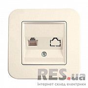 Компьютерная розетка Viko Rollina RJ45 5 категория Кремовая (90421032) Киев