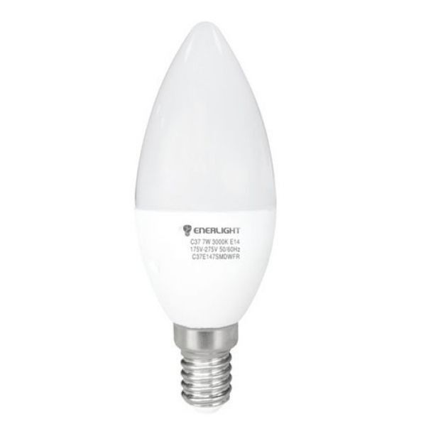 Лампа светодиодная С37 7Вт 3000K E14 ENERLIGHT Киев - изображение 1