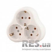 Тройник с заземлением треугольный Lezard 715-0900-609 Киев
