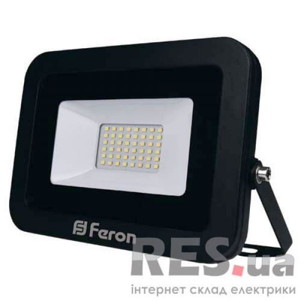 Прожектор LED 50W 6400K 230V черный IP65 LL-855 Feron Київ - изображение 1