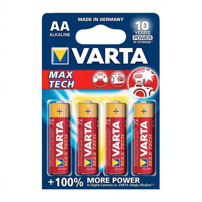 Батарейка VARTA MAX TECH AA BLI 4 (4706101404) Київ - изображение 1
