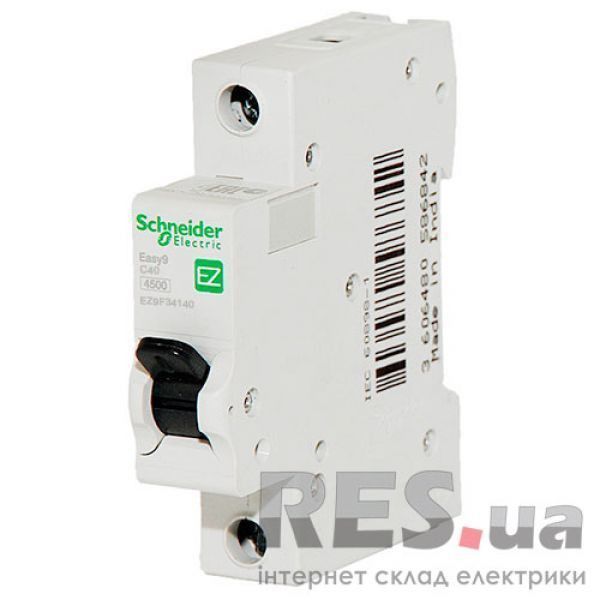 Автоматический выключатель EZ9 1p 40A C Easy9 Schneider Electric (EZ9F34140) Киев - изображение 1
