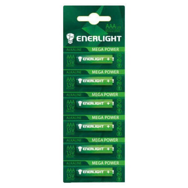 Батарейка AAA MEGA POWER MB 1*6 ENERLIGHT (6шт) Киев - изображение 1