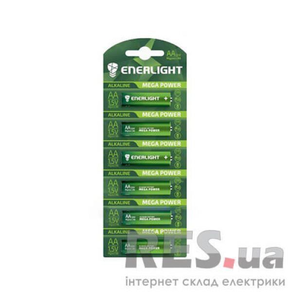 Батарейка AA MEGA POWER MB 1*6 ENERLIGHT (6 шт) Київ - изображение 1