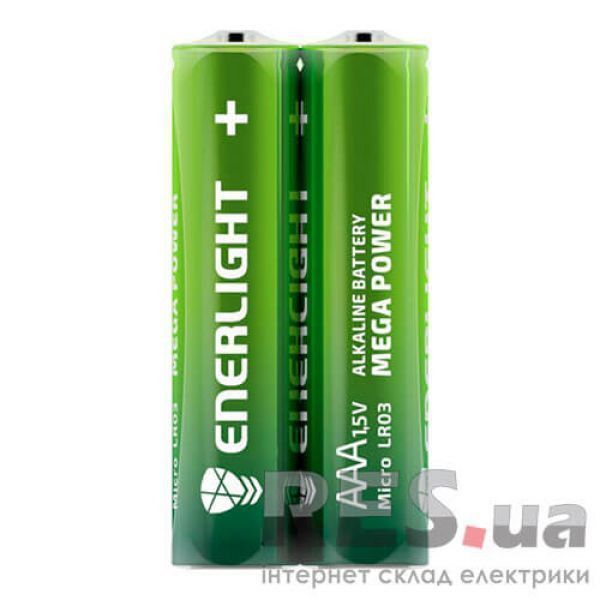 Батарейка AAA MEGA POWER FOL 2 ENERLIGHT (2 шт) Киев - изображение 1