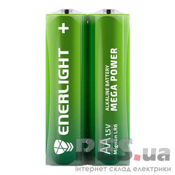 Батарейка AA MEGA POWER FOL 2 ENERLIGHT (2 шт) Київ - изображение 1