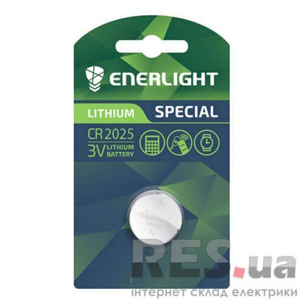 Батарейка CR 2025 LITHIUM BLI 1 ENERLIGHT (1 шт) Киев - изображение 1