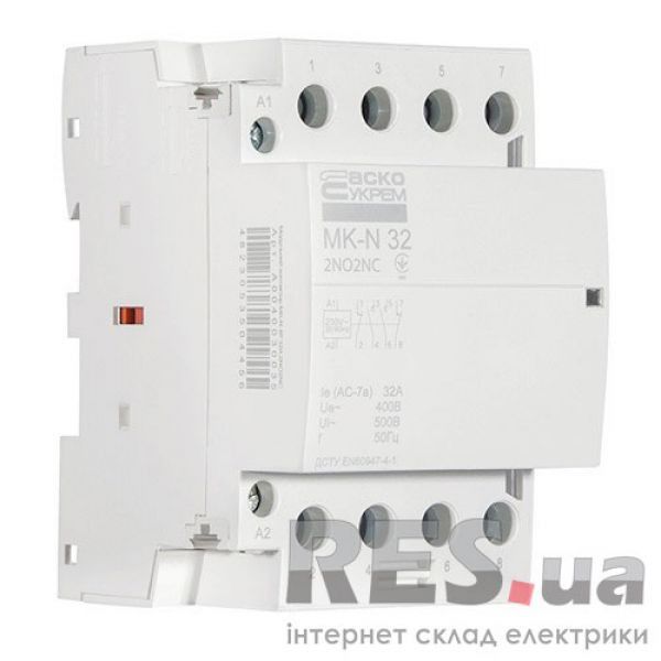 Контактор модульный на Din-рейку МК-N 2NO+2NC 220В 40А АскоУкрем Киев - изображение 1