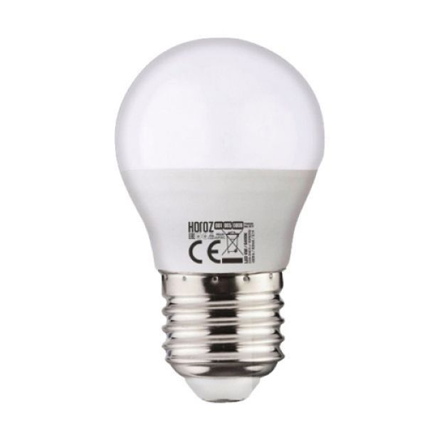 Лампа светодиодная G45 Е27 6W 220V 3000K Horoz (001-005-0006-3) Киев - изображение 1