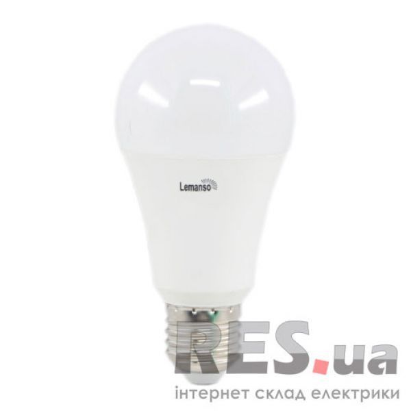 Лампа светодиодная A60 15W E27 4000K матовая Lemanso LM791 Киев - изображение 1