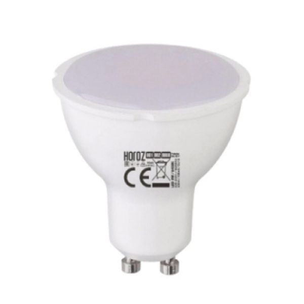 Лампа светодиодная 6W 3000К GU10 Horoz (001-002-0006) Киев - изображение 1