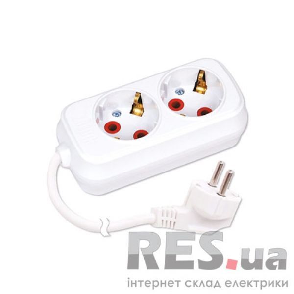 Сетевой удлинитель Horoz Electric 2 розетки с заземлением 3 м (200-203-201) Киев - изображение 1