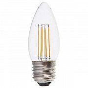 Лампа светодиодная свеча С37 4W E27 2700K FILAMENT dimm LB-68 Feron Киев