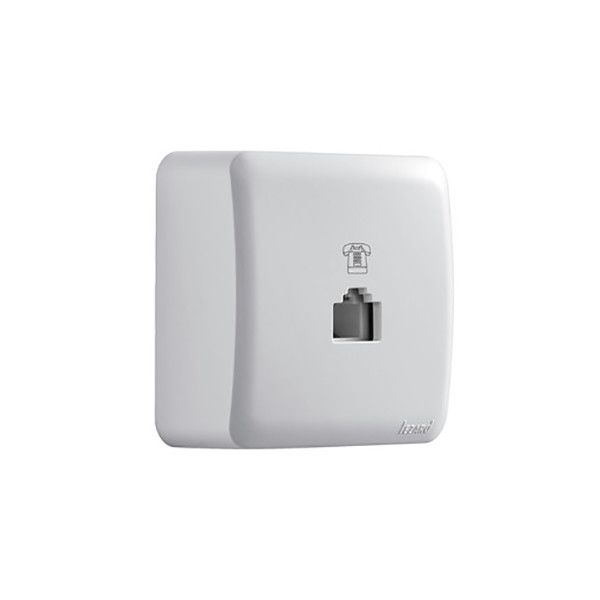 Телефонная розетка Lezard VIOLA RJ11 4 контакта Белая (751-0200-137) Киев - изображение 1