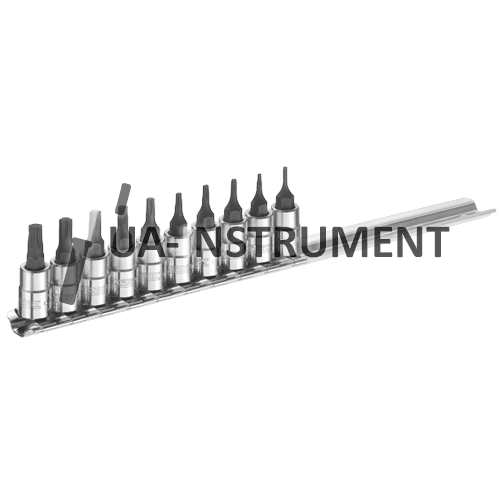 Набор звездочек Torx 1/4" в держателе 10 ед. (T6-T30) Stanley Expert E030703 Кременчуг - изображение 1