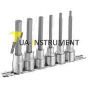 Набор шестиганники в держатеоле 1/2" 6ед. длинные (5, 6, 7, 8, 10, 12 мм) Stanley Expert E032941 Кременчуг