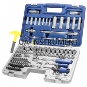 Набор инструментов 1/4", 1/2" 98 ед.(головки 1/4 ", биты Torx, Sl, Torx в держателе, Pz, Ph, трещот  Кременчуг