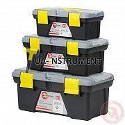 Комплект ящиков для инструмента 3шт (ВХ-0310 10"/ВХ-0312 12"/ВХ-0314 14") INTERTOOL BX-0303 Кременчуг