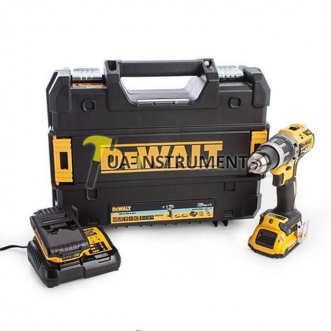 Дрель/шуруповерт ударный XR Li-Ion, 18V, 2А/ч, Bluetooth, 2 акк., ЗУ, кейс DeWALT DCD797D2B Кременчуг - изображение 1