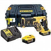 Пила сабельная аккумуляторная DeWALT,18В,5Ач,XR Li-lon,бесщеточная,2900ход/мин,2 аккум,ЗУ,чемодан, ш Кременчуг