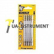Полотно пильное DeWALT по древесине, пластику, алюминию, для электролобзика, 5 шт., шт Кременчуг