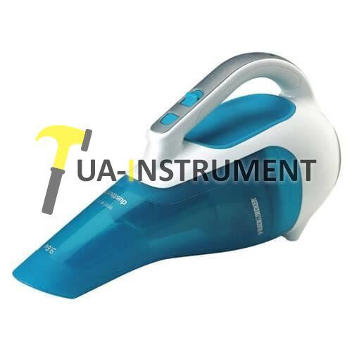 Аккумуляторный пылесос Wet+Dry BLACK+DECKER, 9,6В NiMH, сухая и влажная уборка, возд.поток 960л/мин. Кременчуг - изображение 1