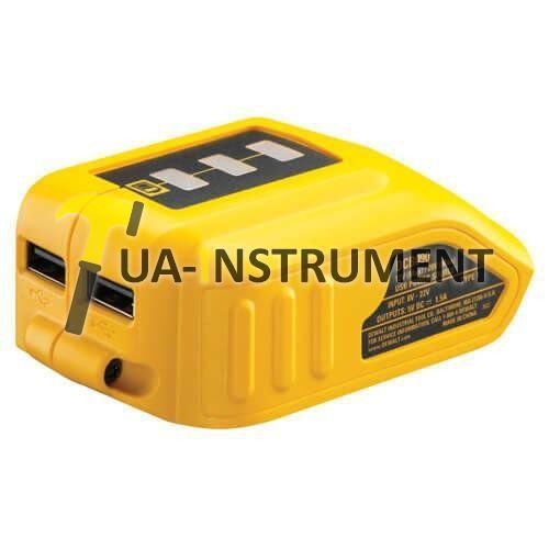 Адаптер USB зарядного устройства DeWALT, XR, совместимо с батареями Li-Ion 10.8V, 14.4V и 18V XR, шт Кременчуг - изображение 1