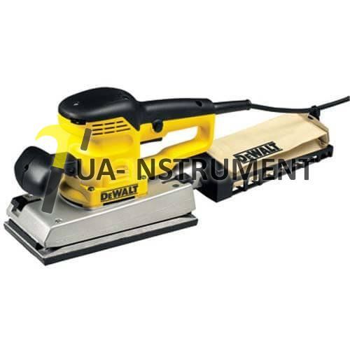 Шлифмашина вибрационная DeWALT,350Вт, 24000-44000кол/мин, 113x280мм, амплитуда 2.5мм, 2.8кг., шт Кременчуг - изображение 1