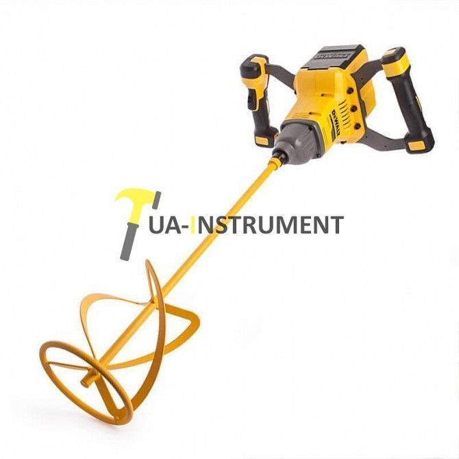 Аккумуляторый миксер DeWALT, XR FLEXVOLT,Li-lon,54 В,0-725 об/мин,5,1кг, D венчика = 160 мм, шт Кременчуг - изображение 1