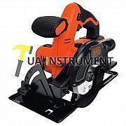 Пила циркулярная аккум. BLACK+DECKER, ручная, 18В / 1.5Ач LiIon, 3700ход/мин, диск 140х 12.7мм, шт Кременчуг