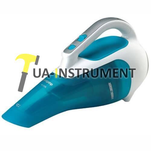 Аккумуляторный пылесос Wet+Dry BLACK+DECKER, 7.2В NiMH, сухая и влажная уборка, возд.поток 970л/мин, Кременчуг - изображение 1
