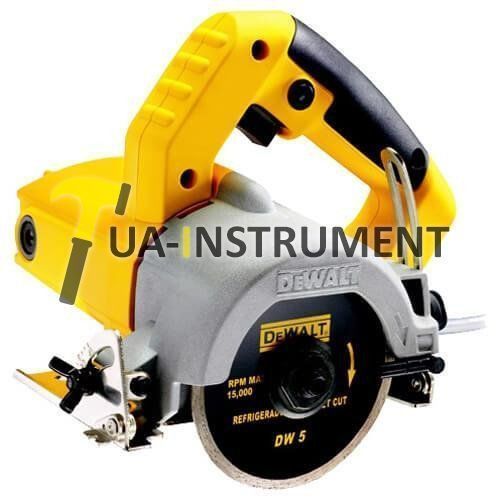 Плиткорез ручной DeWALT, 1300 Вт, диск 110мм, глубина 34мм, наклон 45грд,, мокрый и сухой рез, вес 3 Кременчуг - изображение 1