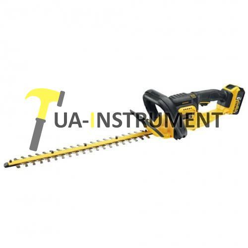 Кусторез аккумуляторный DeWALT,XR 18В, нож (лазерная заточка) 55 см, время работы 75 мин, 5Ач, ЗУ, ш Кременчуг - изображение 1