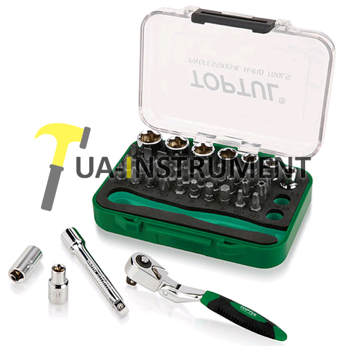 Набор головок и бит TOPTUL 1/4" 41ед. GABW4101 Кременчуг - изображение 1